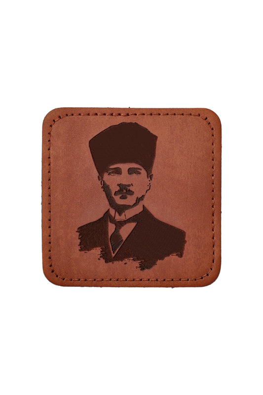 Atatürk Model 7x7 cm Trucker Şapka Uyumlu Patch Arma