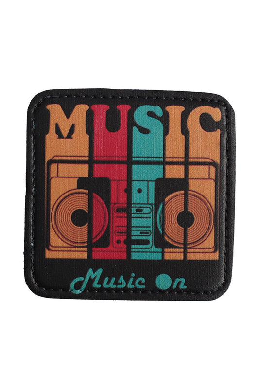 Music Model 7x7cm Şapka Uyumlu Patch