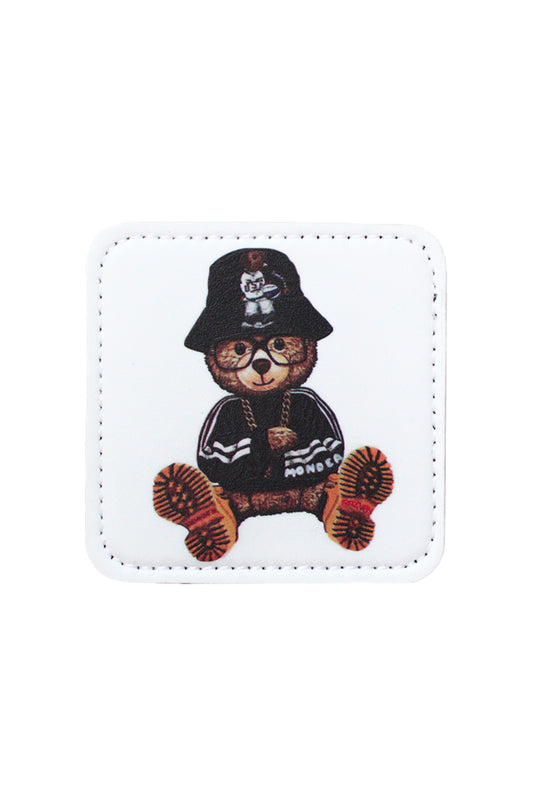 Bear 1 Model 7x7 cm Trucker Şapka Uyumlu Patch Arma