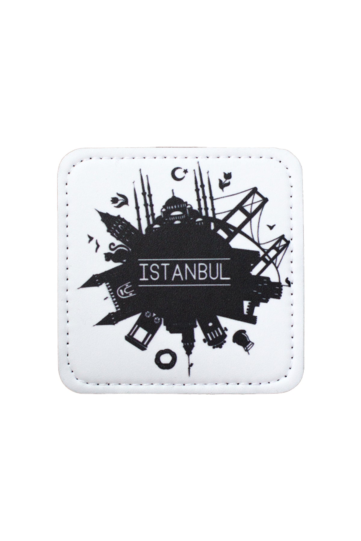 İstanbul Model 7x7 cm Trucker Şapka Uyumlu Patch Arma