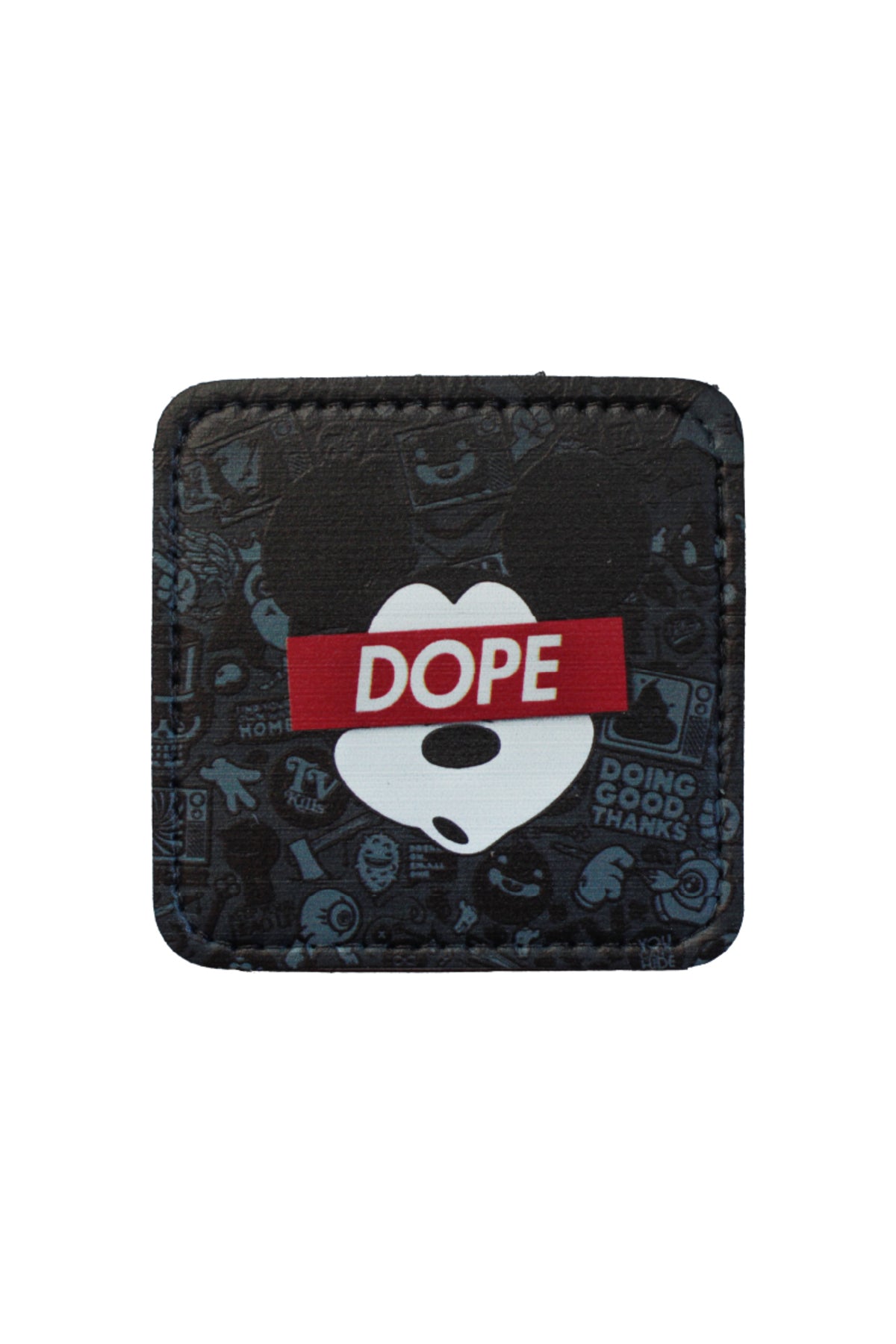 Dope Model 7x7 cm Trucker Şapka Uyumlu Patch Arma