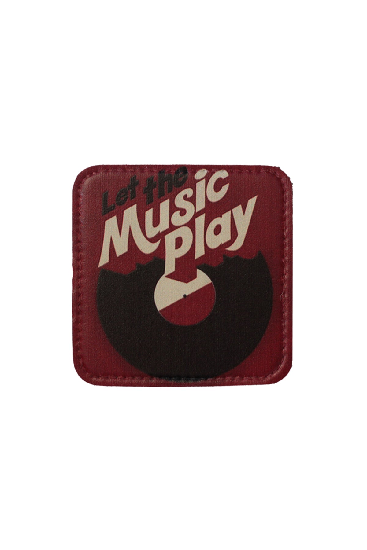 Music Play Model 7x7 cm Trucker Şapka Uyumlu Patch Arma