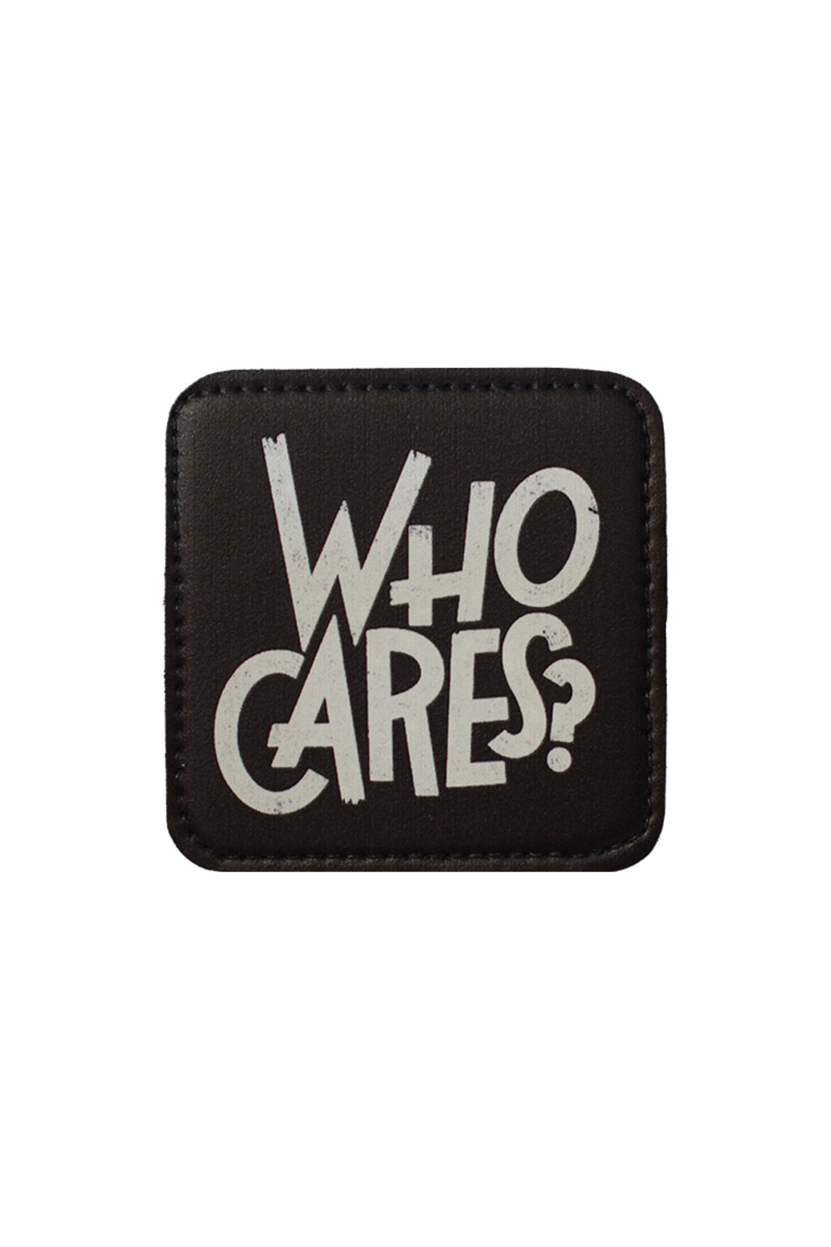 Who Cares Model 7x7 cm Trucker Şapka Uyumlu Patch Arma