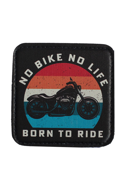 No Bike No Life Model 7x7cm Şapka Uyumlu Patch